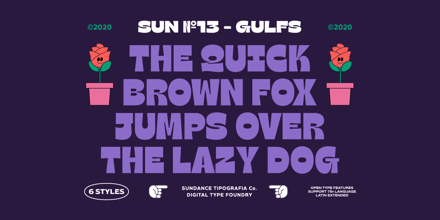 Gulfs Display Normal Font preview